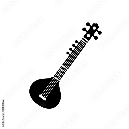 Banjo or Mandolin String Instrument Icon