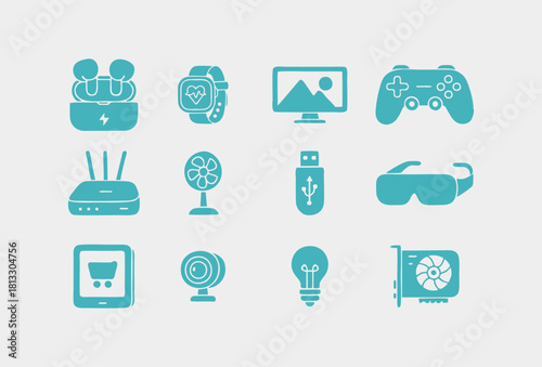 tech and gadget Icon Set