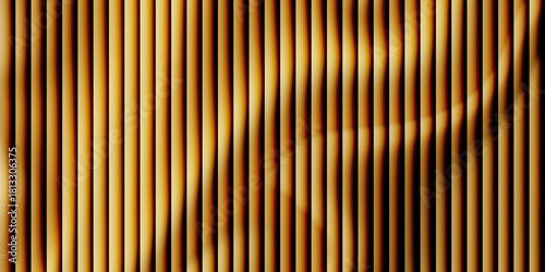 Abstract golden vertical lines create a textured background