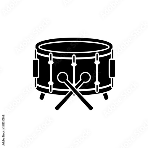 Acoustic Drum Kit Percussion Instrument Icon