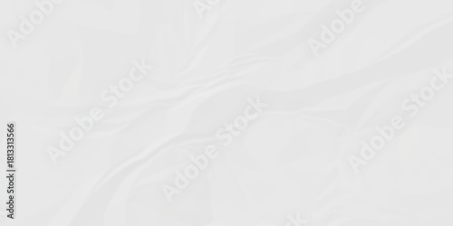  abstract white and gray parchment wrapping crumpled paper texture. creased page wrinkle retro rough distressed damage paper texture background.