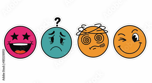 Expressive Emoticons: A Range of Emotions