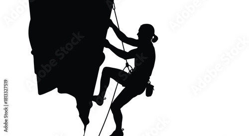 Abstract geometric shape with vibrant color accents and a distinctive silhouette