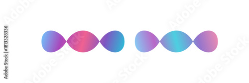 Wave Pattern with Gradient Interference Shapes