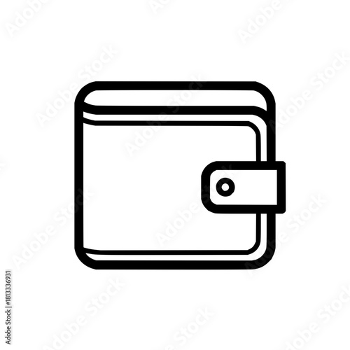 Wallet money cash finance business investment banking payment currency icon savings credit debit card earnings 100