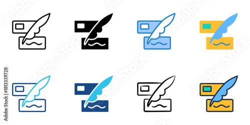 Tweet icon set multiple style collection 
