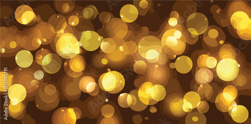 황금빛 보케 효과가 반짝이는 추상적인 배경, 축제 분위기, 특별한 날, 새해, 크리스마스