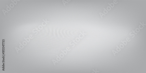 Abstract Grey Dot Pattern Background With Subtle Wave Texture For Design Projects EPS10