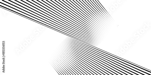 White black color. Linear background. Design elements. Poligonal lines. Protective layer for banknotes, certificates template. Vector Vector lines of different thicknesses from thin to thick EPS 10