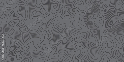 Minimal dark topographic contour pattern with smooth flowing lines, abstract terrain waves, modern geometric background, seamless design ideal for wallpapers, branding, posters, and digital graphics.