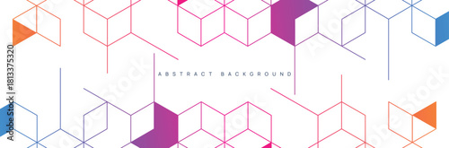 Graphic design element and abstract geometric background.