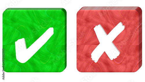 Checkmark And Cross Transparent Background, Checkbox, Tick mark, Yes And No