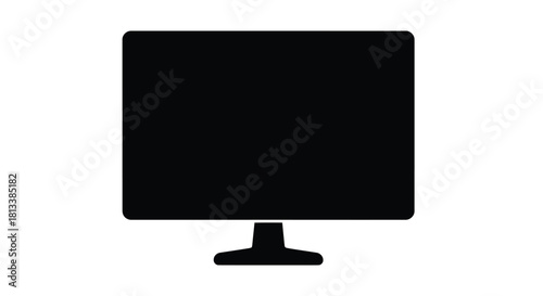 Abstract geometric shapes and lines in a dynamic composition with a distinctive silhouette