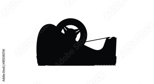 Dynamic abstract geometric shapes with a bold silhouette overlay and vibrant color accents silhouette