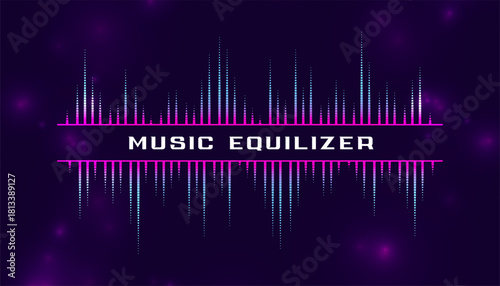 digital audio tack equalizer background for entertainment concert