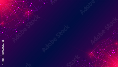 abstract geometric shiny tech wireframe background for cyber science