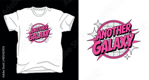 Another galaxy graphic vector art t-shirt design print
