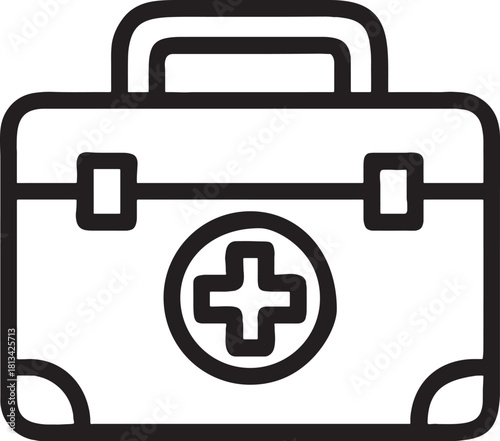 First aid kit, a vital symbol of healthcare and safety