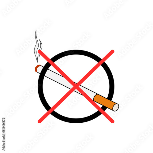 no smoking sign isolated