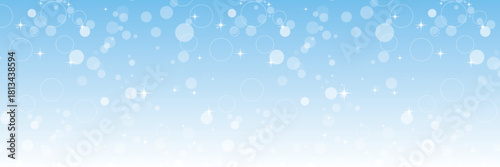 Soft Bubble Sparkle Background Vector BLUE