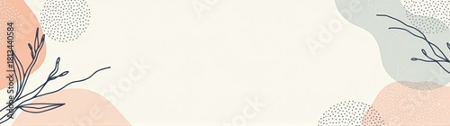 Plant with a background greeting card