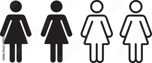 Modern vector illustration of women in a vibrant design