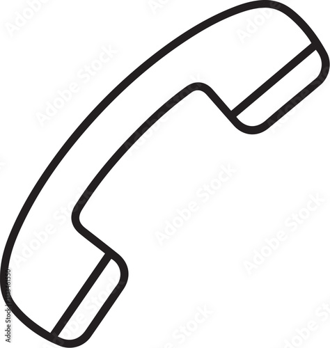 Retro telephone icon and graphic elements