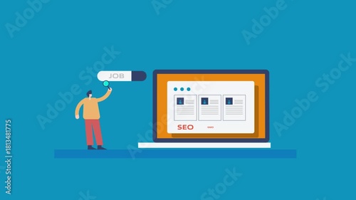 Candidate searching digital marketing job, finding opportunity for expert role in SEO and social media marketing, PPC.