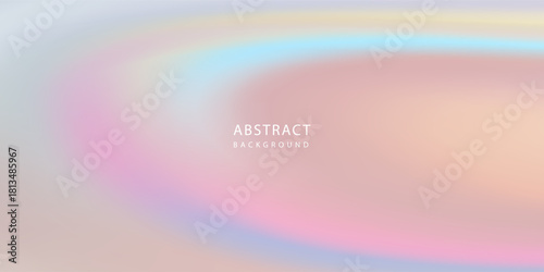 A wonderful pearlescent seamless pattern with delicate color transitions. Waves of pastel shades of pearl shell. Nacre bg. Vector illustration with gradient mesh.eps10