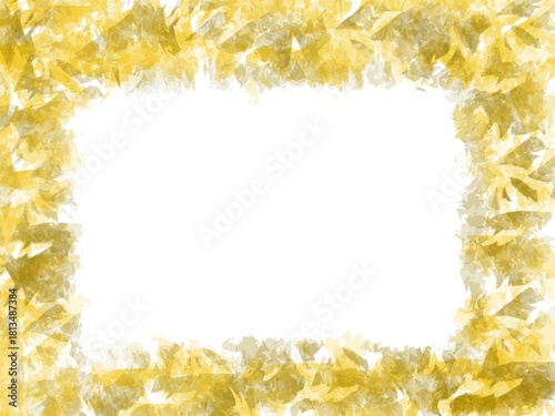 Golden Grunge Frame Background Texture