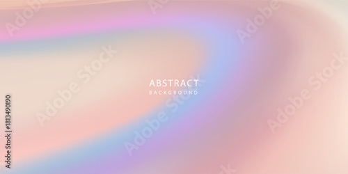 A wonderful pearlescent seamless pattern with delicate color transitions. Waves of pastel shades of pearl shell. Nacre bg. Vector illustration with gradient mesh.eps10
