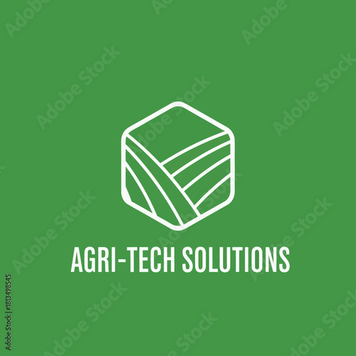 Agri Tech Solutions Logo Design with Modern and Innovative Concept.