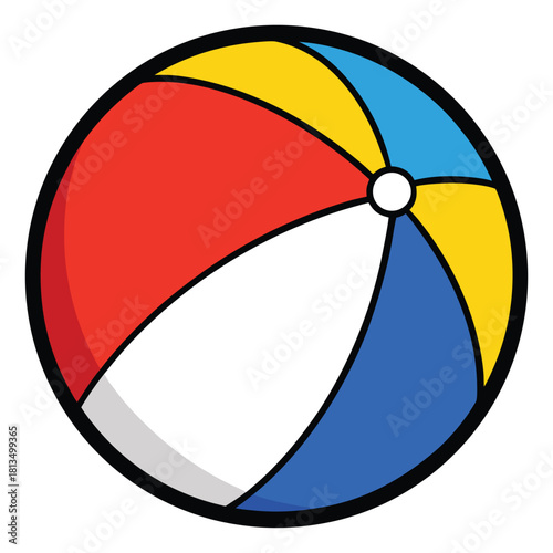 Classic Inflatable Beach Ball Toy