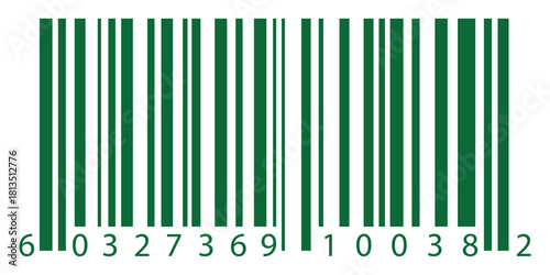 Fake Bar code icon. Vector illustration for package design and marketing. eps 10