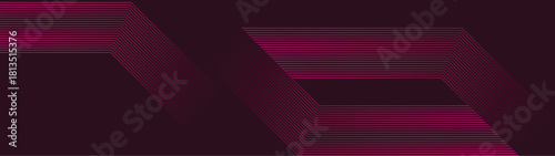 abstract pink purple lines digital geometric elements modern shiny vector background dark green stripes curve luxury for business EPS 10