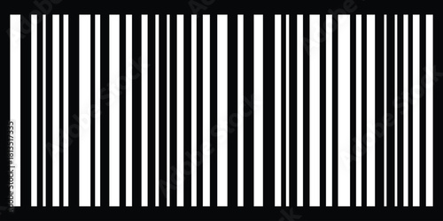 Fake Bar code icon. Vector illustration for package design and marketing. eps 10