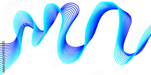 Abstract blue and white vector illustration design of a tooth icon with water wave splash and drop elements