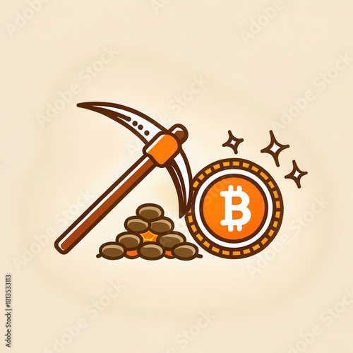 Mining cryptocurrency involves investment in stock market and can lead to significant financial growth