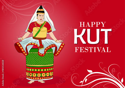  Kut Festival Vector Image 