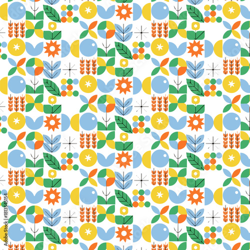 seamless  pettern background design illustrator