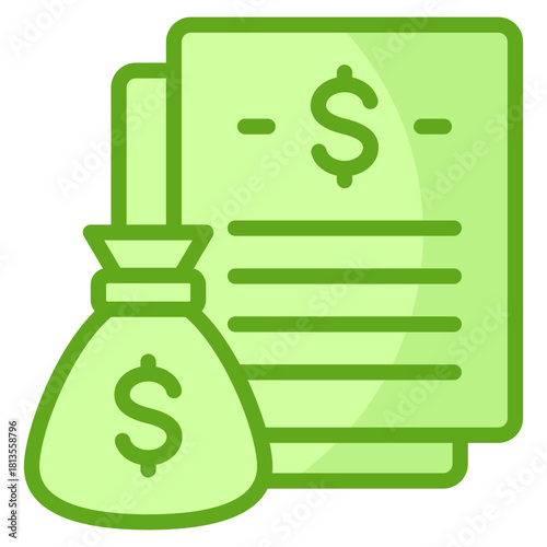Budget Sheet Icon