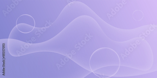 Colorful purple liquid fluid mesh abstract background with bubble element pattern gradient soft color on background. Eps10 vector