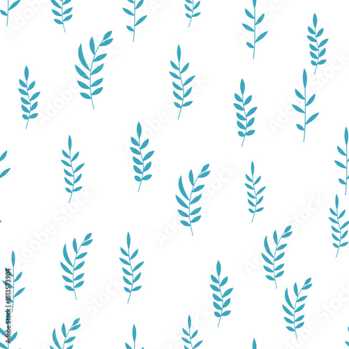 Flower simple vector background pattern