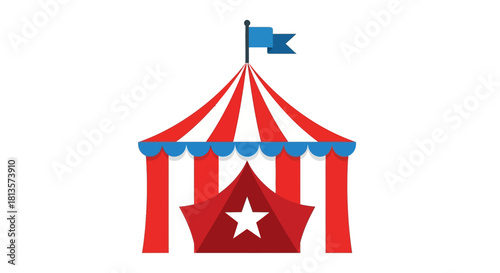 circus tent vector illustration