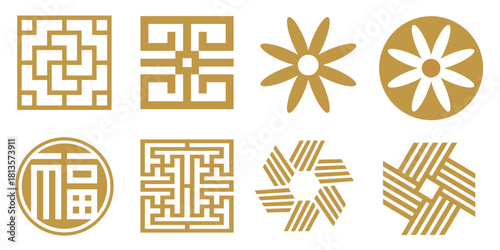 전통패턴,한국패턴 벡터 일러스트 세트,
Traditional Pattern, Korean Pattern Vector Illustration Set
