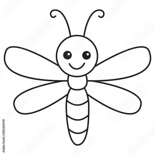 Dragonfly Coloring Page