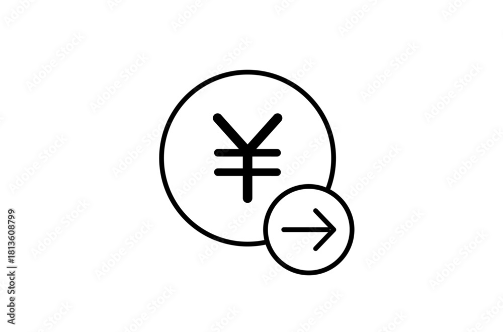 Fototapeta premium 送金のアイコン