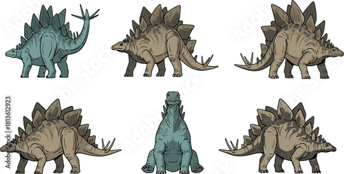 Stegosaurus Dinosaurs: Diverse Perspectives of Armored Herbivores.