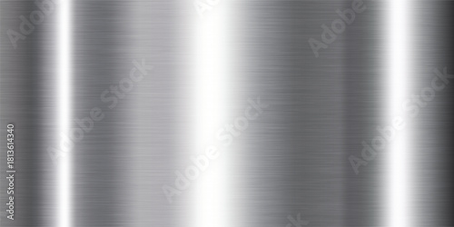 Vertical Brushed Silver Stainless Steel Texture Background