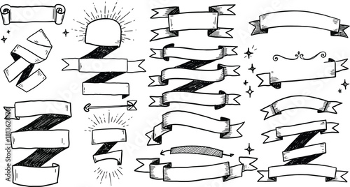 Collection of autumn maple and oak leaves in vibrant fall colors isolated on white